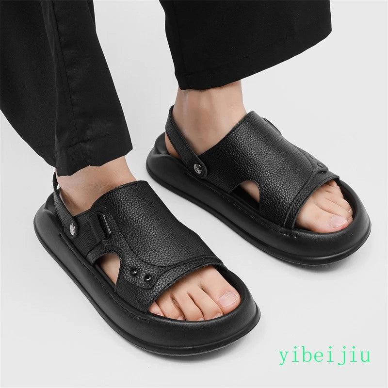 Men's Summer Beach Holiday Platform Sport Sandals Casual Mules Slides Slippers