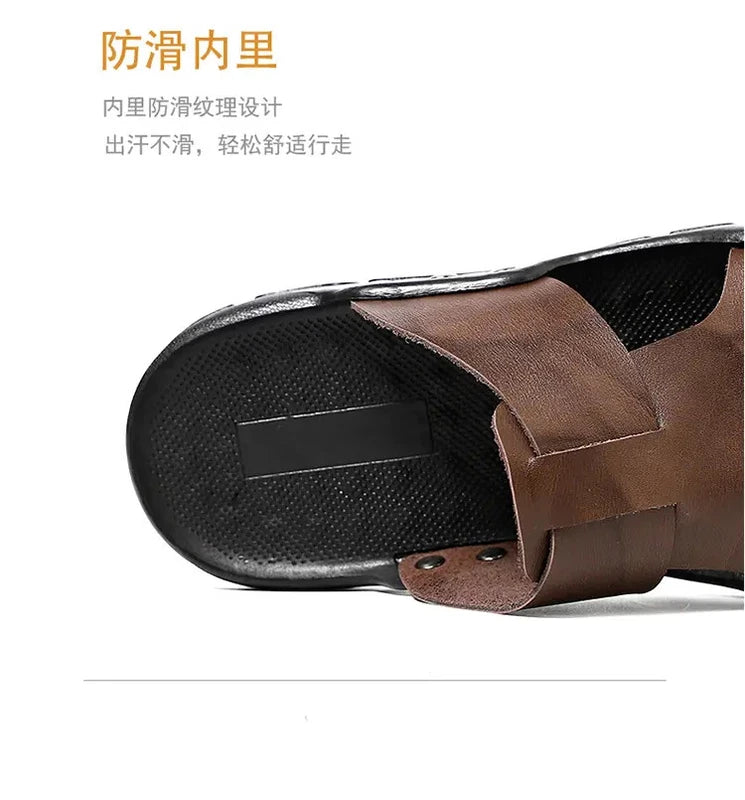 38-48 Plus Size Mens Beach Holiday Open Toe Sandals Slippers Flats Shoes Summer