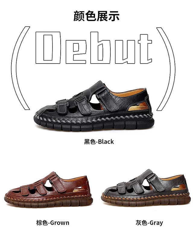 Summer Men Sandal Fashion Roman Slippers Breathable Comfortable Beach Shoes