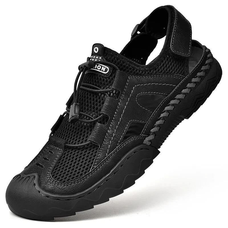 Summer Men's Breathable Mesh Sandals Casual Lightweight Shoes Beach Slippers