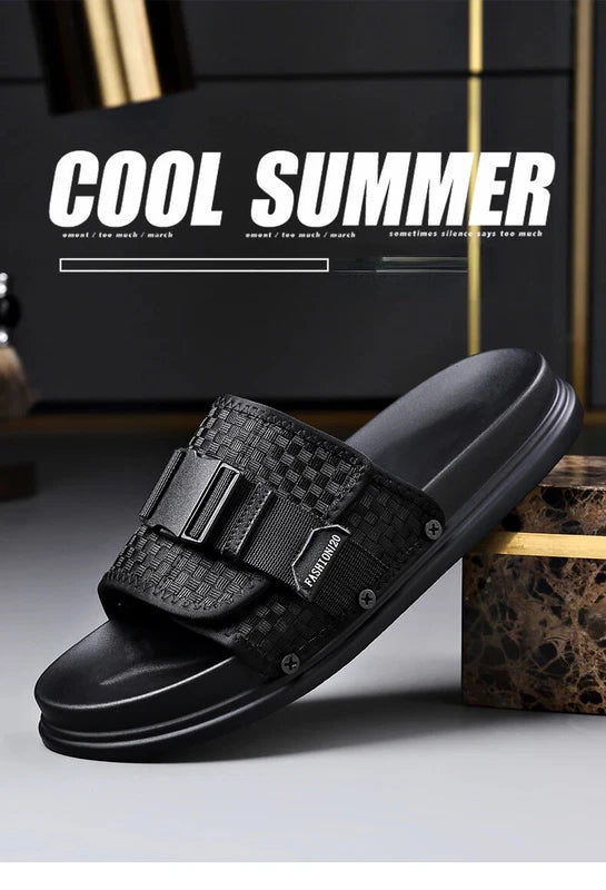 Summer Men Beach Slippers Waterproof Causal Sandals Breathable Walking Shoes