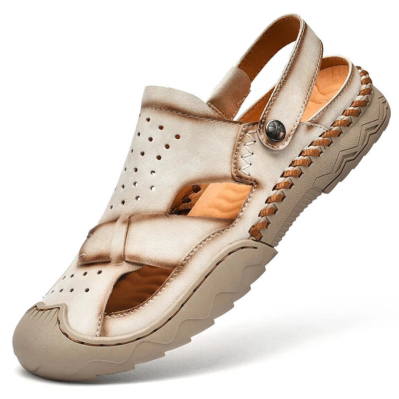 Summer Men's Breathable Mesh Sandals Casual Lightweight Shoes Beach Slippers