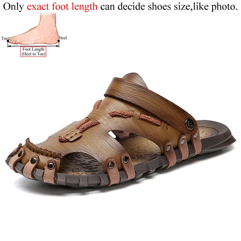 Mens Comfort Slippers Slip on Flats Sandals Slides Casual Beach Shoes Footwear