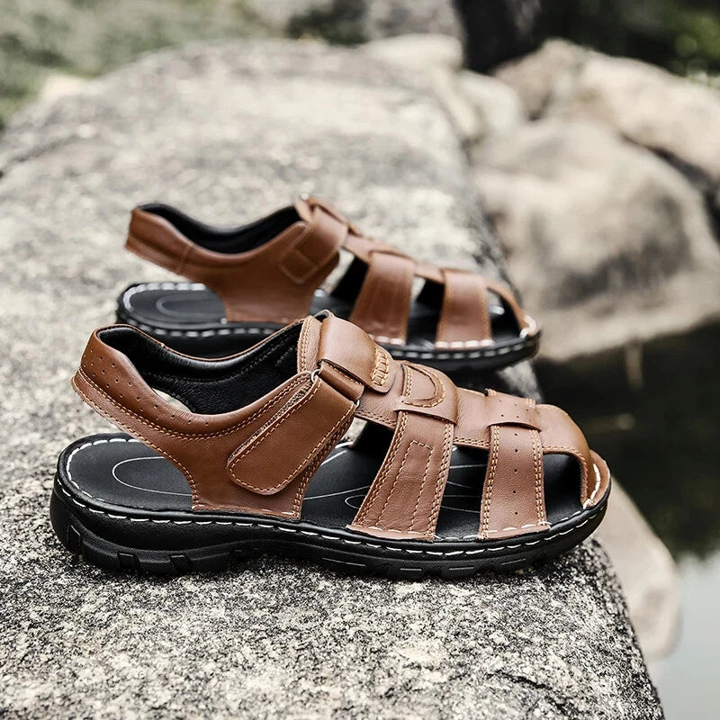 Summer Sandals for Men Fashion Classic Roman Slippers Breathable Beach Shoes