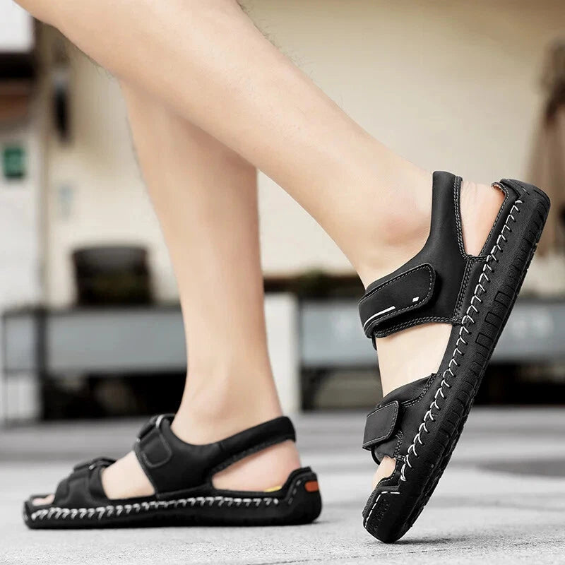 Summer Men's Classic Sandals Comfortable Slippers Beach Outdoor Casual Shoes