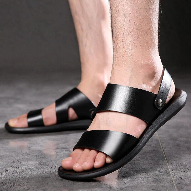 Fashion Casual Flats Summer Beach Slippers Men Sandals Soft Comfort Slides Shoes