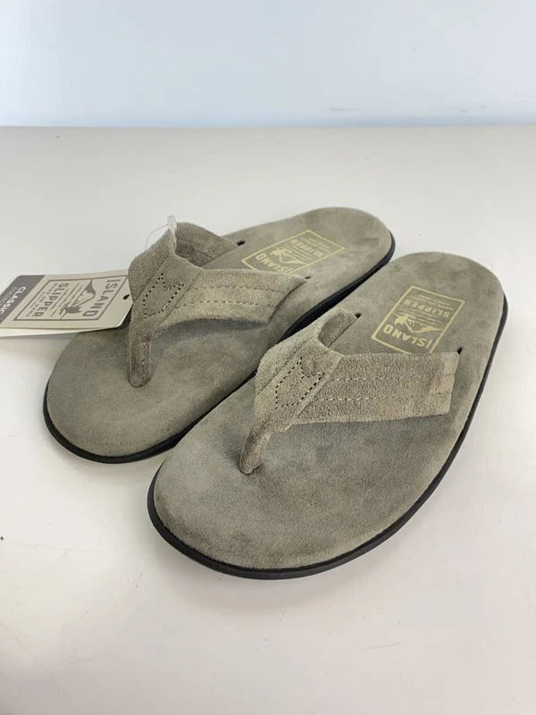 ISLAND Slipper Sandals -- GRY PB203 Used