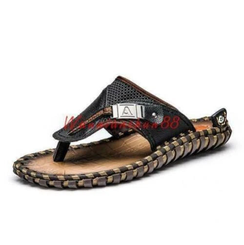 Mens Summer Casual Thong Slipper Gladiator Flip Flops Sandal Beach Shoes