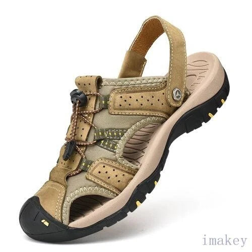 Men Lace-up Sandals Slippers Beach Outdoor Sports Closed Toe Casual sandal Shoes
