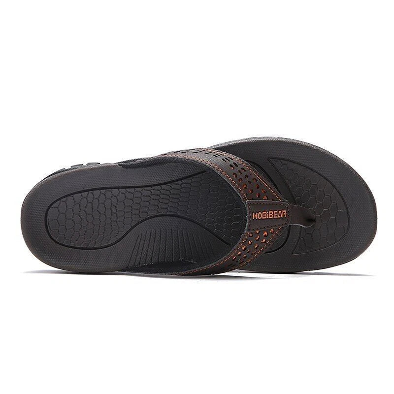 Summer Men Flip Flops Slippers Outdoor Flats Slides Beach Shoes Size 40-50