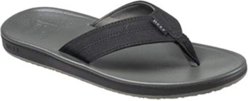 Reef Men’s Journeyer Flip-Flop Thong Beach Sandal Black Gray RF0A39UGRFBLG
