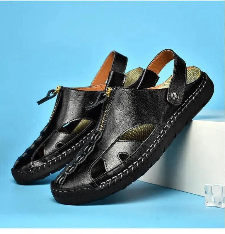 Men's Hollow Out Sandals Outdoor Comfortable Beach Slippers Casual Shoes Summer