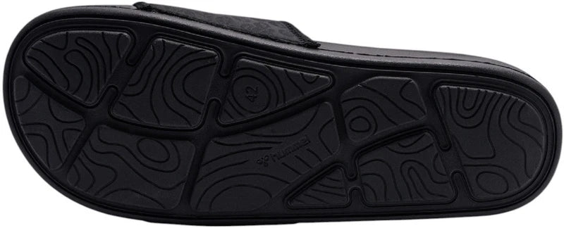 HUMMEL SHOES COMFORT SLIDE JQ 42-48 NEW 45€ black slipper shower bathing beach