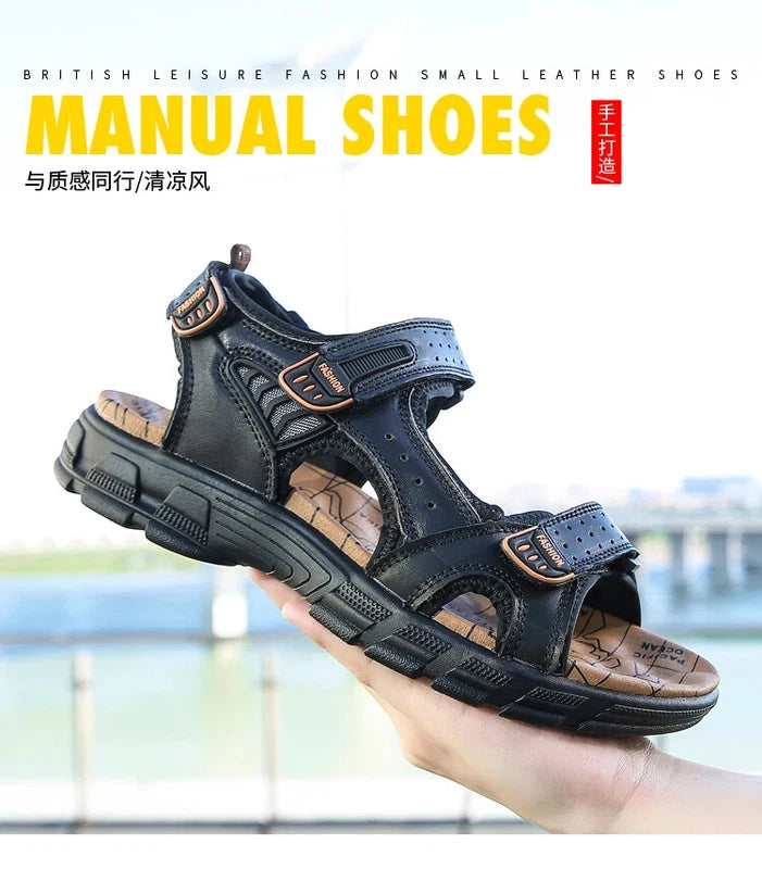 2024 Men's Sandals Outdoor Hiking Trekking Shoes Men Beach Slippers Sneakers