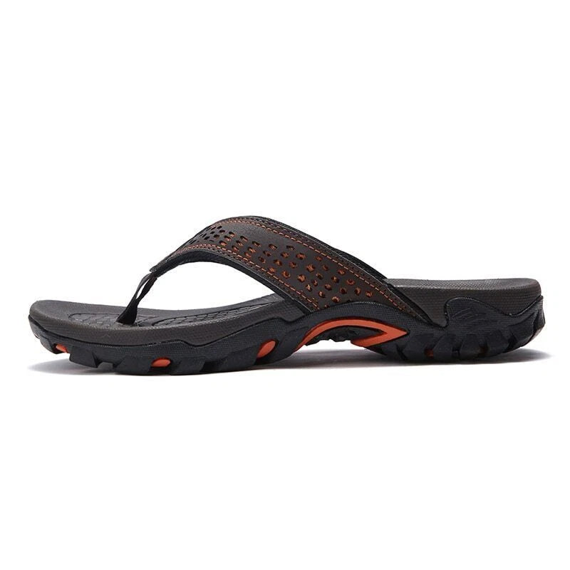 Summer Men Flip Flops Slippers Outdoor Flats Slides Beach Shoes Size 40-50