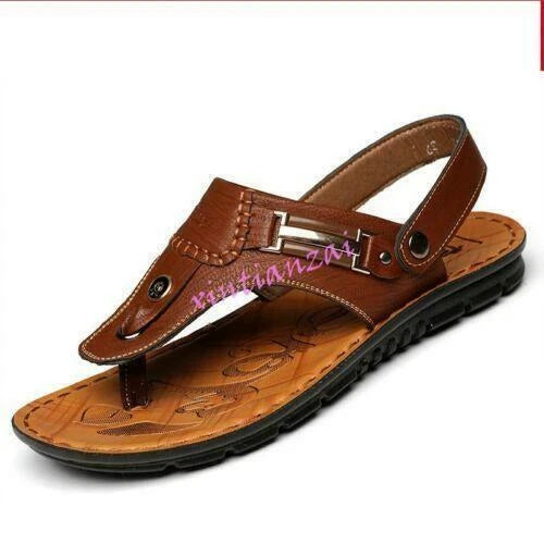 Mens flip flops thong outdoor Beach sandals slipper casual Summer mules shoes