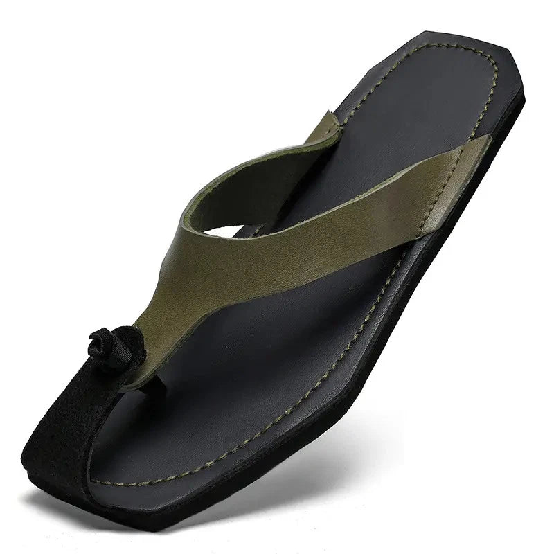 Men's Flip Flops Sandals Beach Slippers Falt Shoes Summer Oversize Fashion Chic