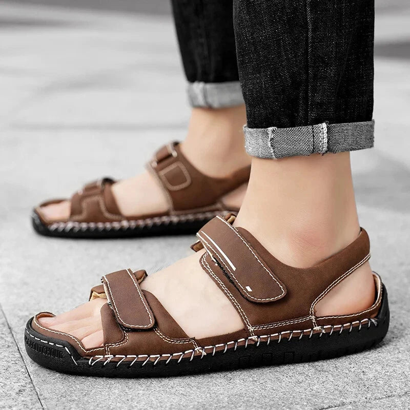 Summer Men's Classic Sandals Comfortable Slippers Beach Outdoor Casual Shoes