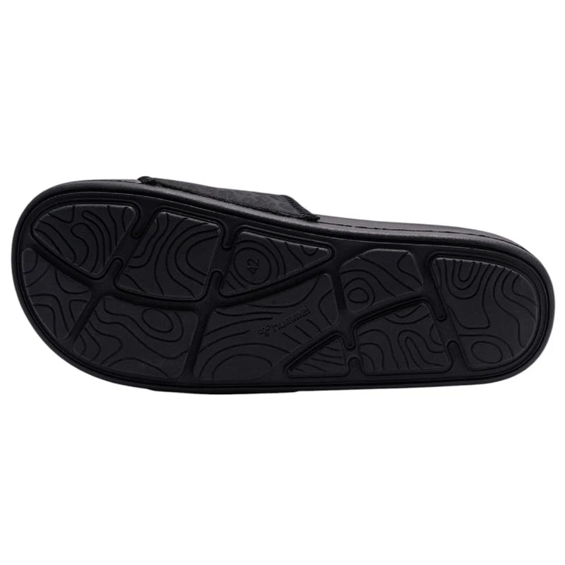 HUMMEL SHOES COMFORT SLIDE JQ 42-48 NEW 45€ black slipper shower bathing beach