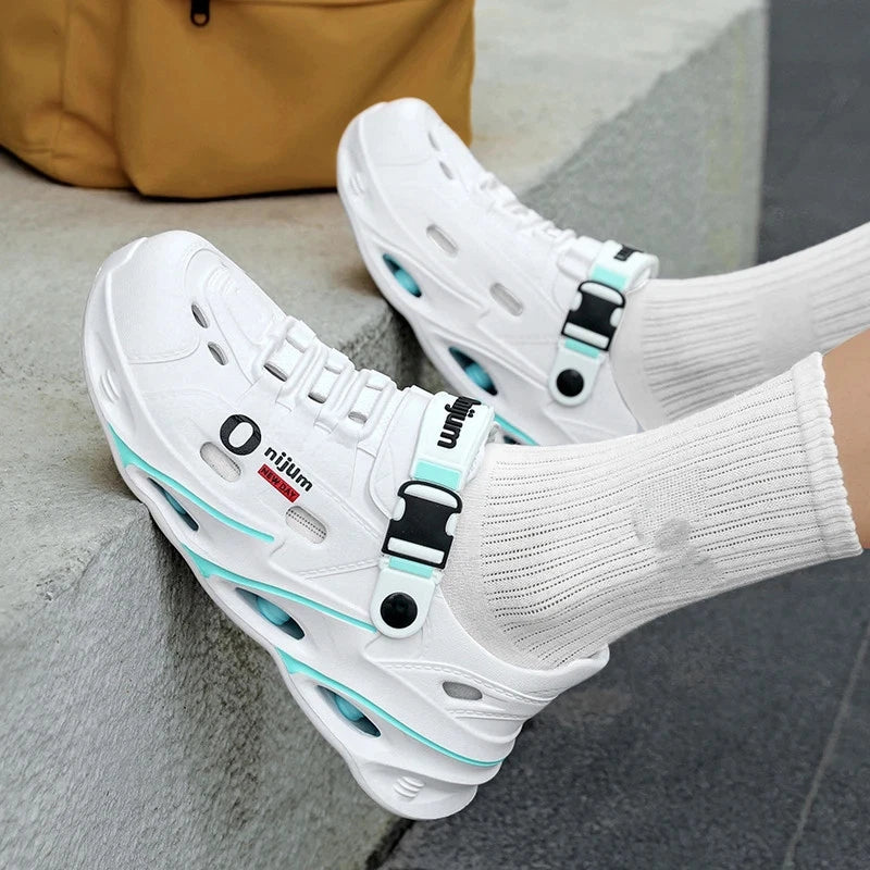 Men's Outdoor Sandals Sport Slippers Beach Slides Breathable Clogs Garden Shoes
