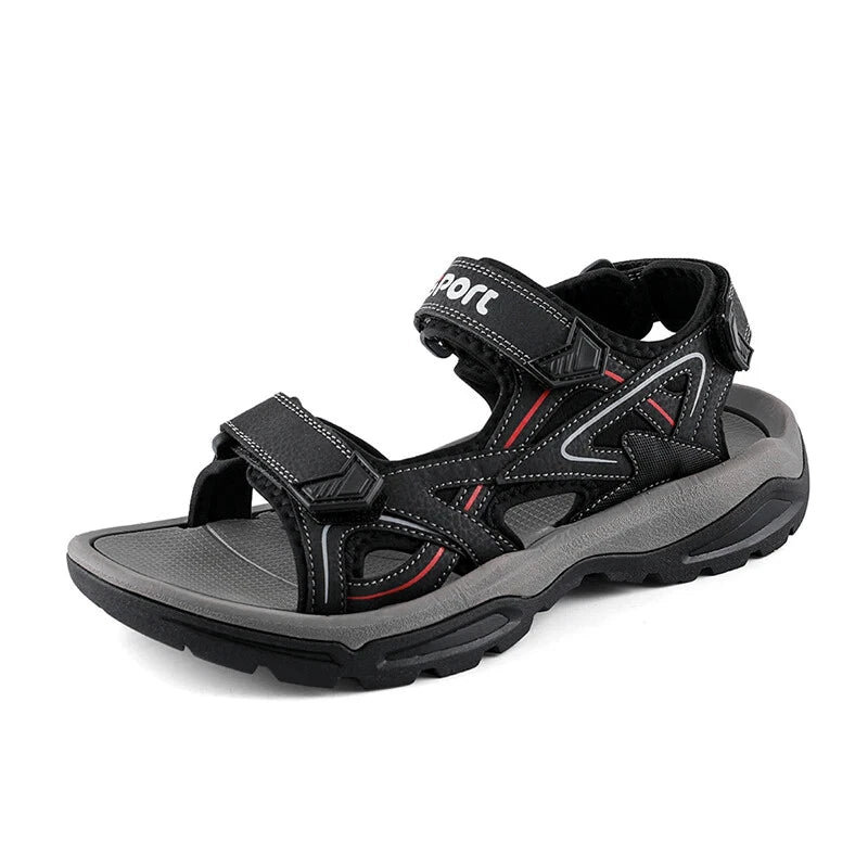Summer Men's Sandals Outdoor Beach Platform Wading Shoes Soft Non-Slip Slippers