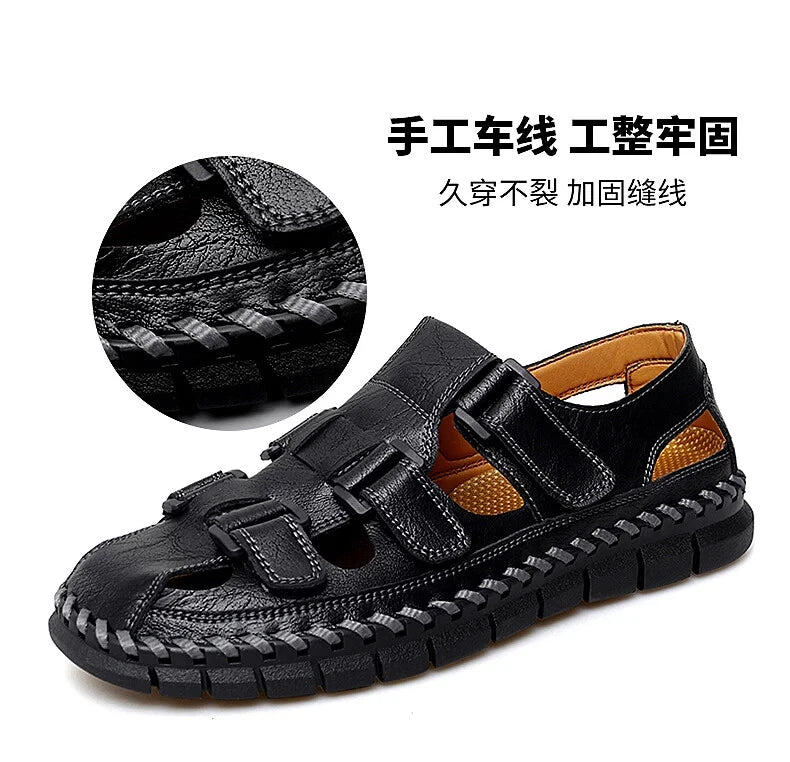 Summer Men Sandal Fashion Roman Slippers Breathable Comfortable Beach Shoes