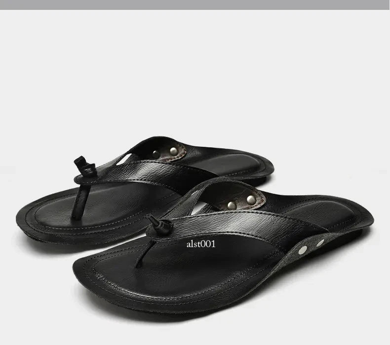 38-47 Plus Size Mens Flip Flops Flats Slippers Sandals Casual Summer Shoes Beach