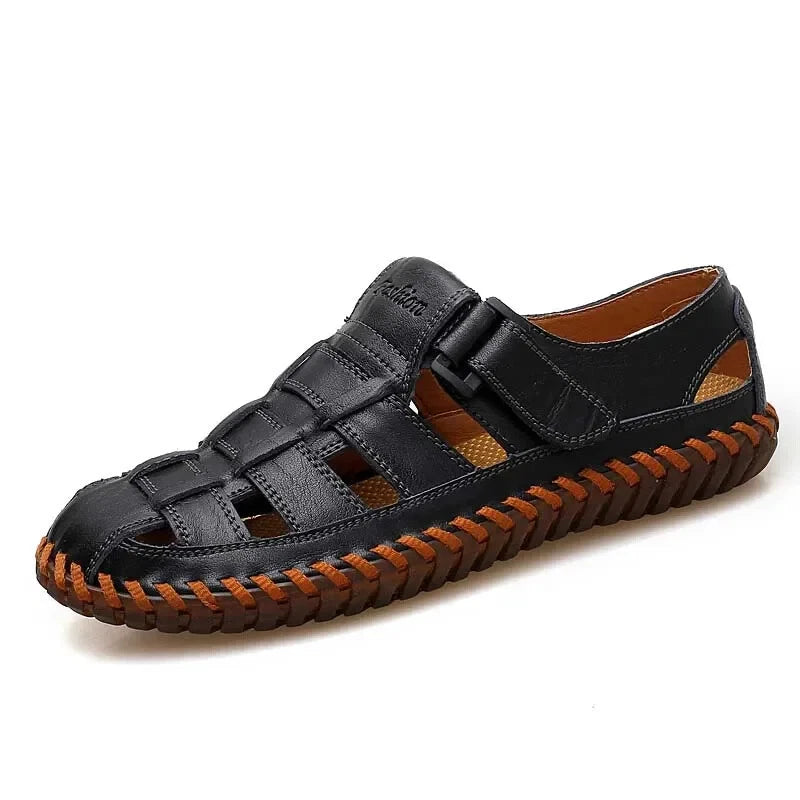 Summer Men's Sandals Outdoor Summer Slippers Beach Breathable Flats Footwear