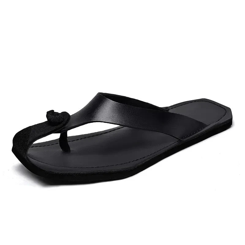 Men's Flip Flops Sandals Beach Slippers Falt Shoes Summer Oversize Fashion Chic