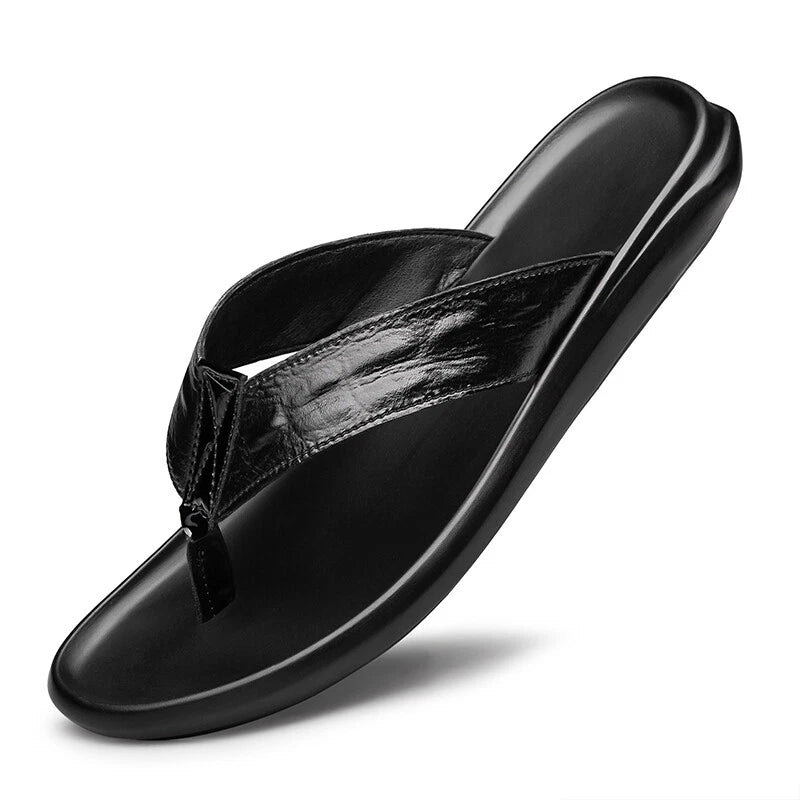 Men Sandals Slippers Thong Flip Flop Outdoor Leisure Water Shoes Black New Beach