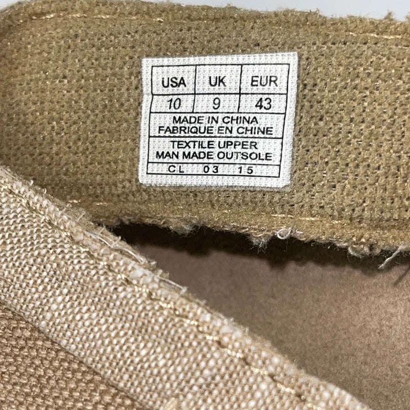 Sanuk Flip Flops Mens Brown Suede Leather Canvas Comfort Slipper Sandals Dr Fray