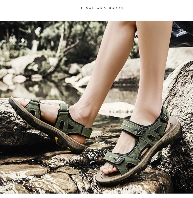 Men's Summer Sandals Outdoor Beach Casual Shoes Lightweight Comfort Slippers