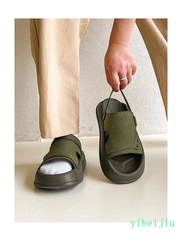 Men's Summer Beach Holiday Platform Sport Sandals Casual Mules Slides Slippers