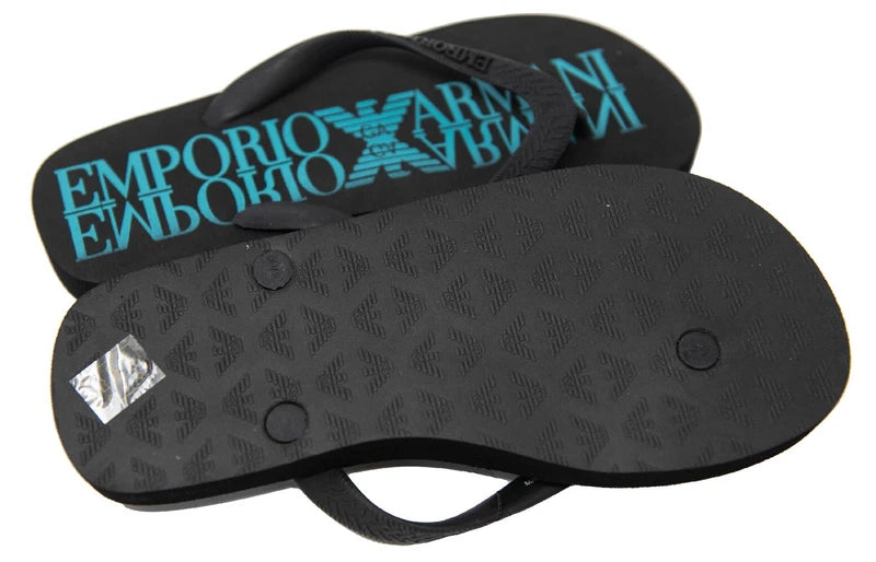 Flip flops man EMPORIO ARMANI beach or pool slippers article 211301 4P498 FLIP F