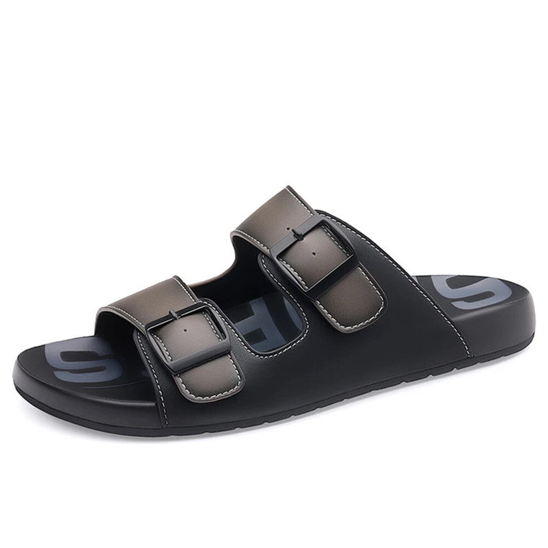 Men Leather Sandals Classic Men Shoes Slippers Soft Sandals