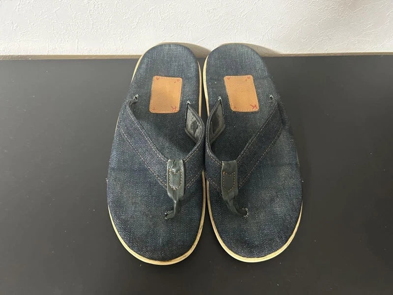 Island Slipper Kato Denim Sandals US10 (28cm) Rare Collab Vintage Condition