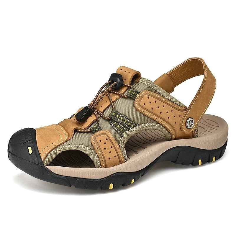 Men Lace-up Sandals Slippers Beach Outdoor Sports Closed Toe Casual sandal Shoes