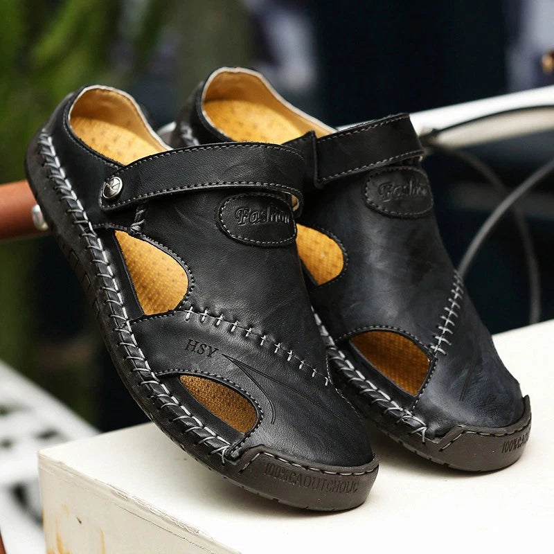 Mens Sport Closed Toe Sandals Summer Shoes Beach Fisherman Flat Slippers