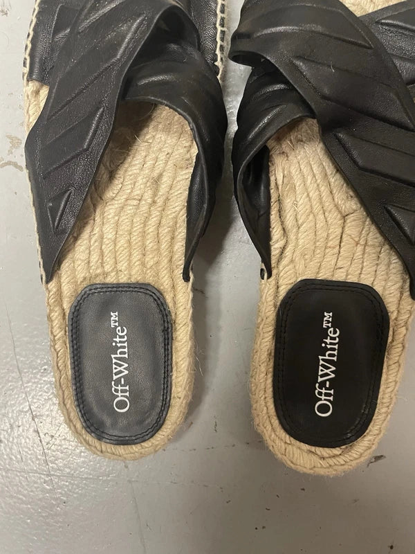 Off White Beach Slippers Size 41