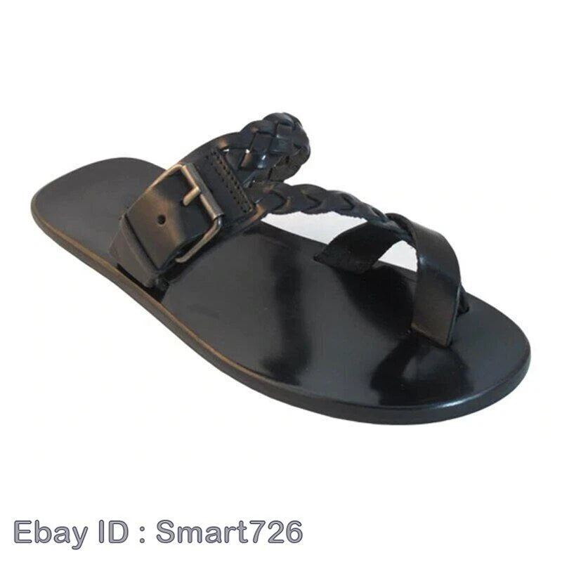 Men Flip-flops Slip On Flats Sandals Beach Casual Shoes Summer Footwear Slippers