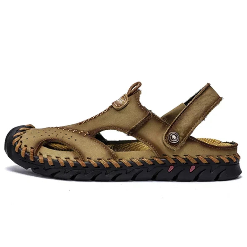 Men Comfortable Slippers Summer Sandals Slip On Flats Slides Beach Casual Shoes