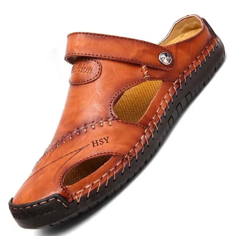 Mens Sport Closed Toe Sandals Summer Shoes Beach Fisherman Flat Slippers