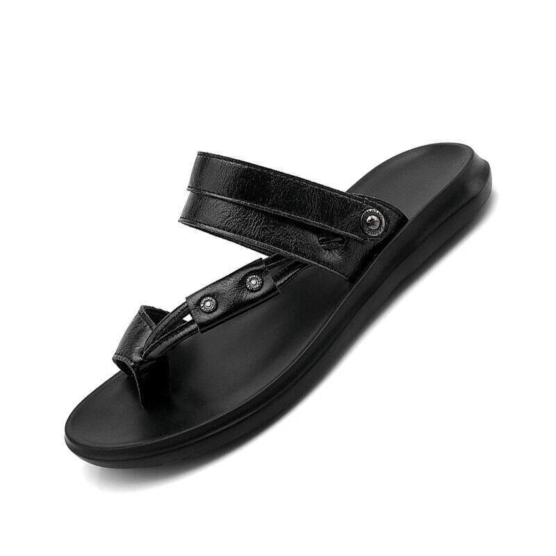 Men's Summer Beach Casual Ring Toe Slippers Flats Slingbacks Sandals Shoes 38-44