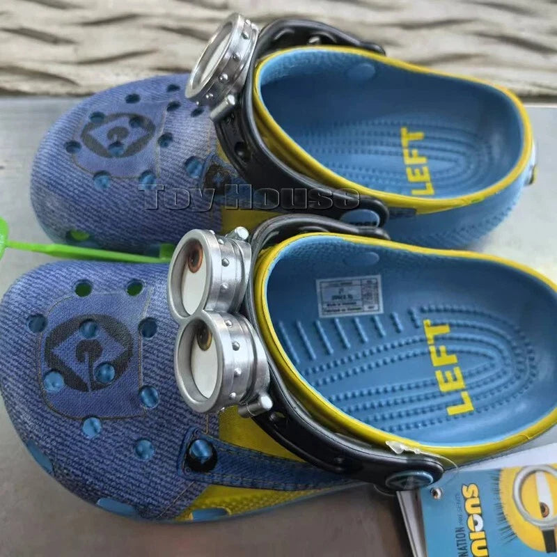 Minions Hole Sandals Slippers Sandals Kawaii Eva Anime Home Beach Shoes Summer S