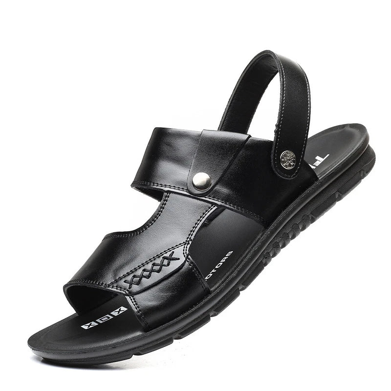 Mens Open Toe Sandals Slingback Slippers Summer Flat Beach Casual Fashion Shoes