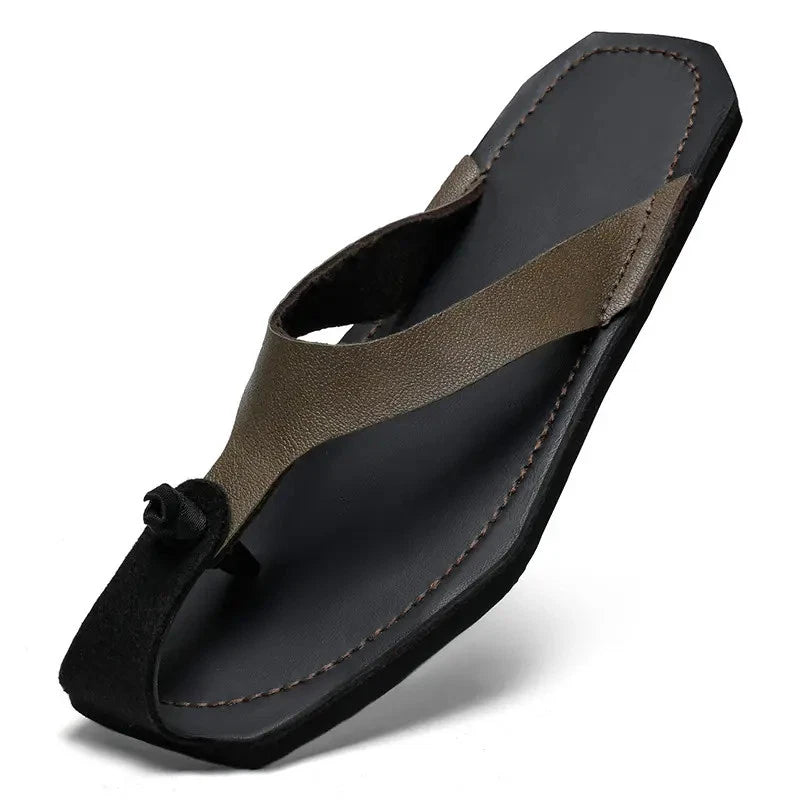 Men's Flip Flops Sandals Beach Slippers Falt Shoes Summer Oversize Fashion Chic