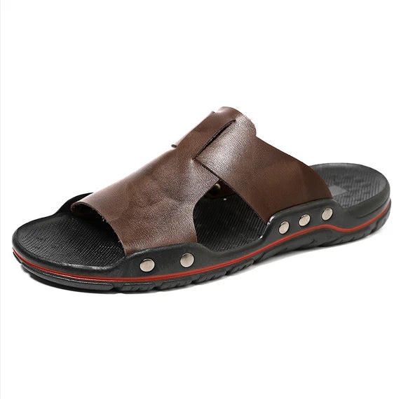38-48 Plus Size Mens Beach Holiday Open Toe Sandals Slippers Flats Shoes Summer