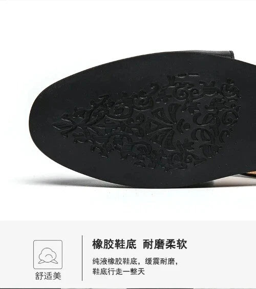 Mens Hollow Out Sandals Summer Breathable British Woven Leather Sandals Sz