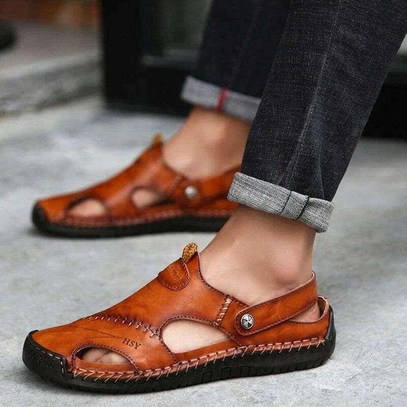 Men Sport Sandals Summer Casual Beach Shoes Closed Toe Walking Travel Outdoor sz