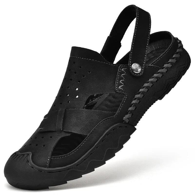 Summer Men's Breathable Mesh Sandals Casual Lightweight Shoes Beach Slippers
